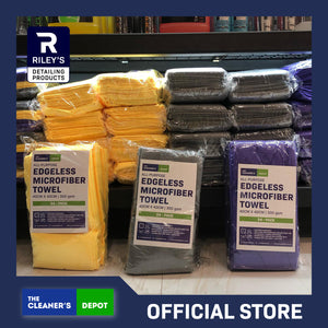 24-Pack Soft Edgeless 300 GSM Microfiber Towel