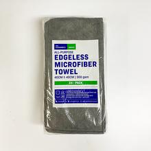 Load image into Gallery viewer, 24-Pack Soft Edgeless 300 GSM Microfiber Towel (Buy 3 + 1 Free Promo)

