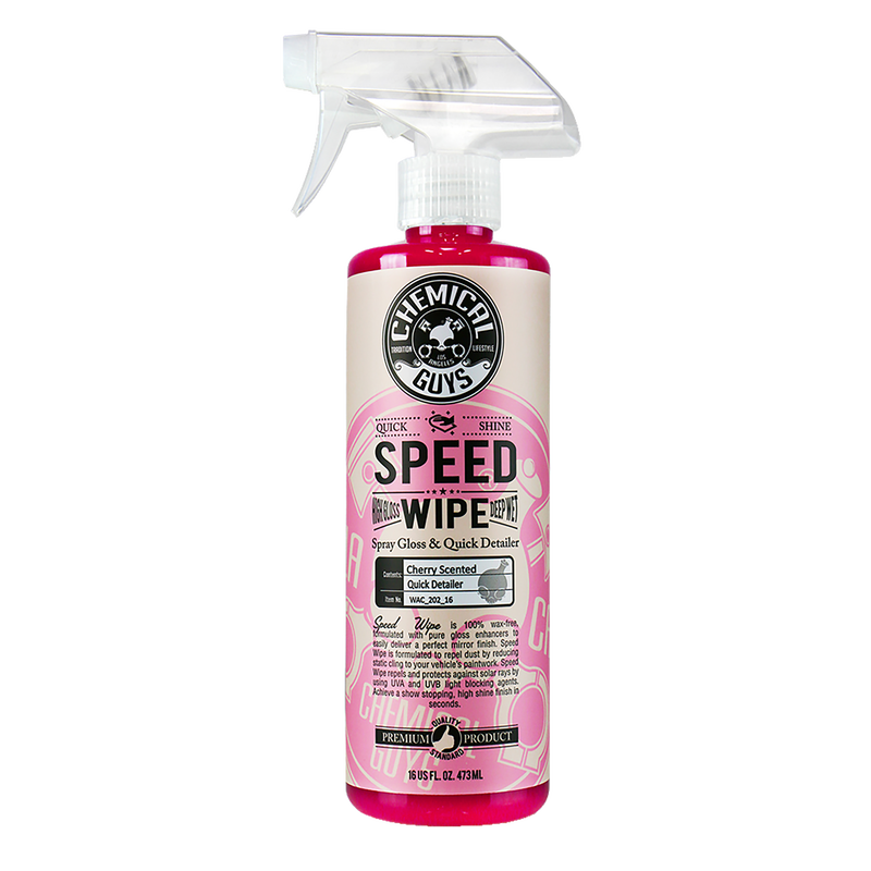 Speed Wipe Quick Detailer High Shine Spray Gloss Cherry Scent