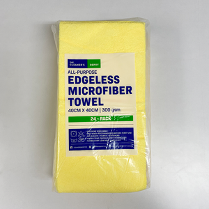 24-Pack Soft Edgeless 300 GSM Microfiber Towel (Buy 3 + 1 Free Promo)